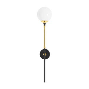 Stilnovo Galassia Vegglampe 1 Gull/ Hvit