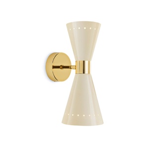 Stilnovo Megafono Vegglampe 2 Gull/Elfenben