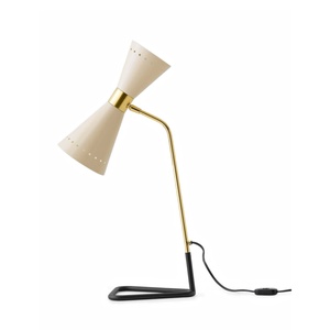 Stilnovo Megafono Bordlampe 2 Gull/Elfenben