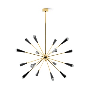 Stilnovo Sputnik Taklampe 16 Gull/ Sort