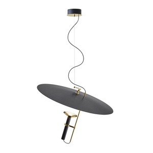 Stilnovo Luna Taklampe Hvit/ Sort