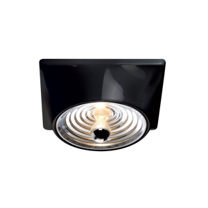 Stilnovo Goletta Vegglampe Blank Svart/ Transparent