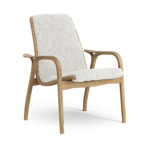 Swedese laminat lenestol oljet eik/ Off White/saueskinn