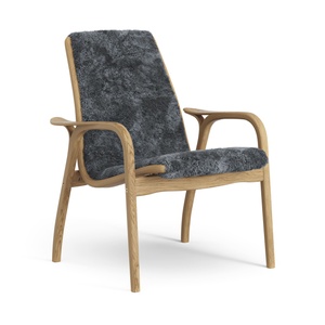 Swedese laminat lenestol oljet eik/antracit/saueskinn