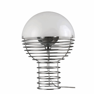 Verner Panton Wire Bordlampe Hvit