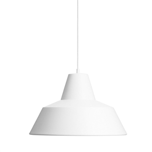 Made By Hand Verkstedslampe Taklampe Matt Hvit W3