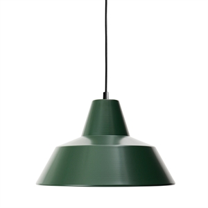 Made By Hand Verkstedslampe Taklampe Racing Green W3