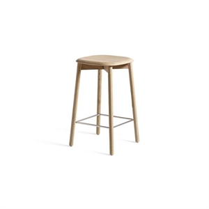 HAY Soft Edge 82 Barkrakk H65 Eik/Rustfritt Stål
