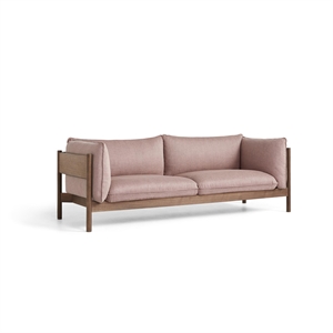 HAY Arbour 3-seters sofa Valnøtt/Re-Wool 648