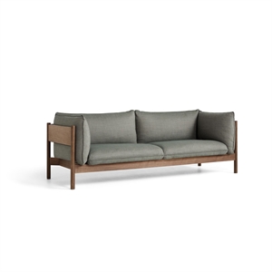 HAY Arbour 3-seters sofa Valnøtt/Atlas 931
