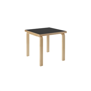artek Aalto 80C firkantet spisebord Sort