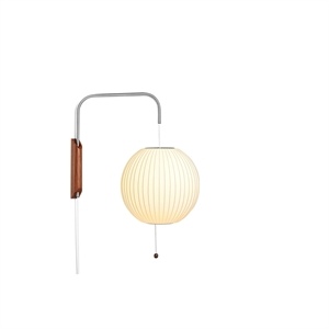 HAY Nelson Ball Vegglampe Liten Off-White med Ledning