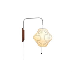 HAY Nelson Pære Vegglampe Liten Off-White med Ledning