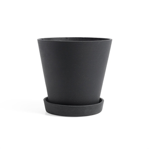HAY Flowerpot med Skål XL Sort