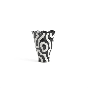 HAY Jessica Hans Shadow Vase Sort/ Hvit