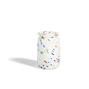 HAY Splash Roll Neck Vase Medium Hvit