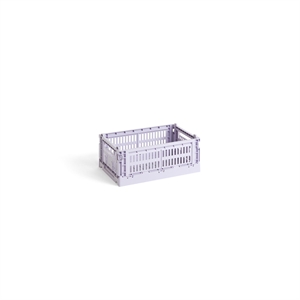 HAY Colour Crate Oppbevaringsboks Liten Lavendel