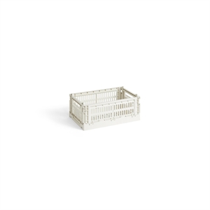 HAY Colour Crate Oppbevaringsboks Liten Off-white