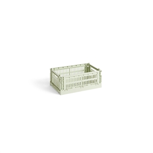 HAY Colour Crate Oppbevaringsboks Liten Mint