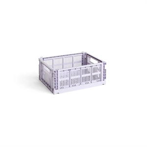 HAY Colour Crate Oppbevaringsboks Medium Lavendel