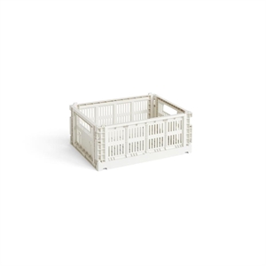 HAY Colour Crate Oppbevaringsboks Medium Off-white