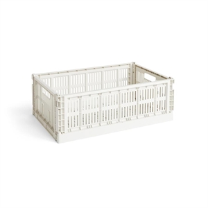 HAY Colour Crate Oppbevaringsboks Stor Off-white