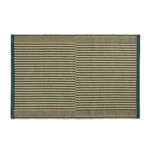 HAY Tapis Matte 60x95 Sort/ Grønn