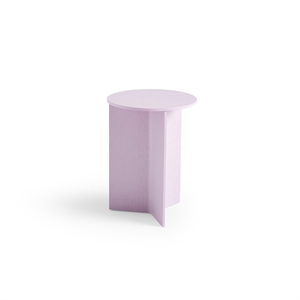 HAY Slit Wood Sofabord Rundt Ø35 Rosa