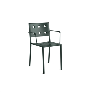 HAY Balkong Spisestol med Armlener Dark Forest