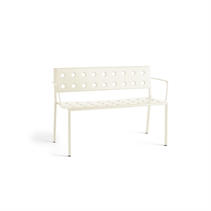 HAY Balkong Spisebenk med Armlener Beige