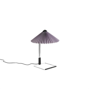 HAY Matin Bordlampe Krom/lavendel 300