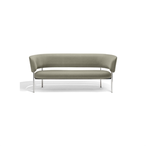 Furniture Copenhagen Font Sofa Vidar 222/Polert Stålramme