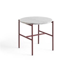 HAY Rebar Sidebord Ø45 Rød/ Grå Marmor