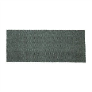 HAY Moiré-teppe 80x200 Smaragdgrønn
