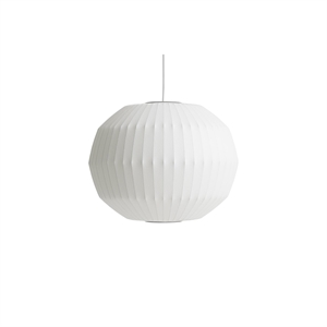 HAY Nelson Angled Sphere Bubble Taklampe Medium Off-White
