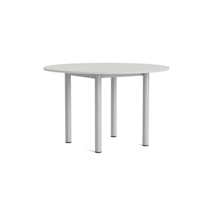HAY Annex Rundt Spisebord Ø120 Cloud Grey/ Aluminium