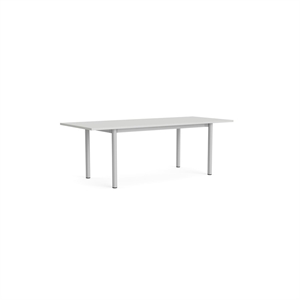 HAY Annex Overhang Spisebord L220 Cloud Grey/ Aluminium