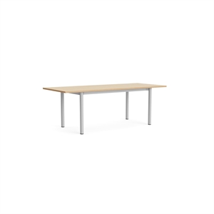 HAY Annex Overhang Spisebord L220 Lakkert Eik/ Aluminium