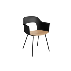 HAY Layout 212 spisestol med armlener Sort/eik