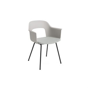 HAY Layout 213 spisestol med armlener Cloud Grey/ Sort/ Relate 431