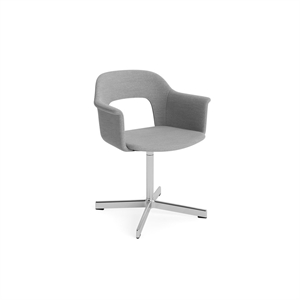 HAY Layout 234 spisestol med armlener og svingbar modus 008/ Aluminium