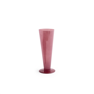HAY Konisk Vase Medium Rosa/Mørk Rød