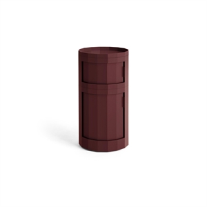 HAY Facet 110 Skap med Hjul Burgunder