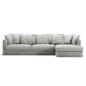 Decotique Le Grand Air 3-seters Sofa Venstrehendt Askstripe/lin