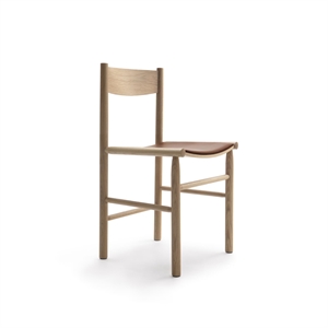 Nikari Linea Collection Akademia Spisestol Lys Lakkert eik/Elmosoft 33004 Skinn