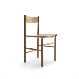 Nikari Linea Collection Akademia Spisestuestol Lakkert eik/Elmosoft 33004 Skinn