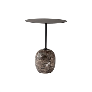 &Tradition Lato LN8 Salongbord Varm Sort/ Emparador Marmor