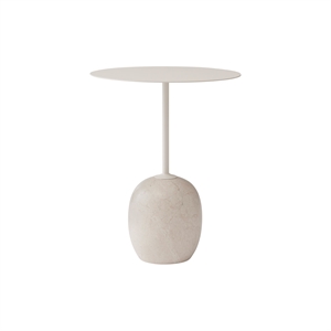 &Tradition Lato LN8 salongbord Hvit/ Crema Diva marmor