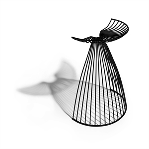 Furniture Copenhagen Angel Barkrakk Sort