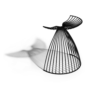 Furniture Copenhagen Angel Krakk Sort